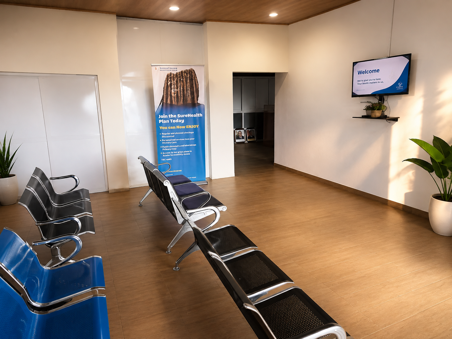 Riverside Medical Diagnostic Laboratory — new patient waiting area at the New Heaven, Enugu location